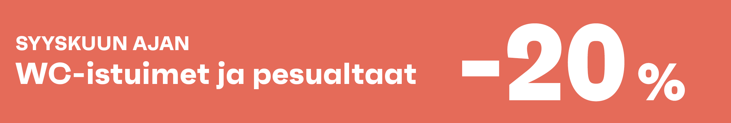 WC-istuimet ja pesualtaat 09-2025