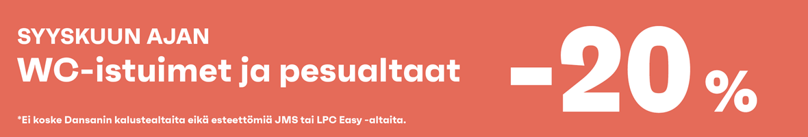 WC-istuimet ja pesualtaat 09-2025