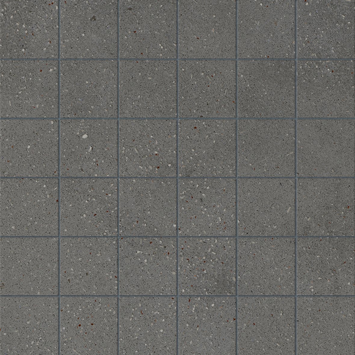 LPC Modul lasitettu porcelanato mosaiikki seinälaatta lattialaatta 5X5 Mosaico 5X5 06 grafiitti tasapintainen matta tumma harmaa betoni