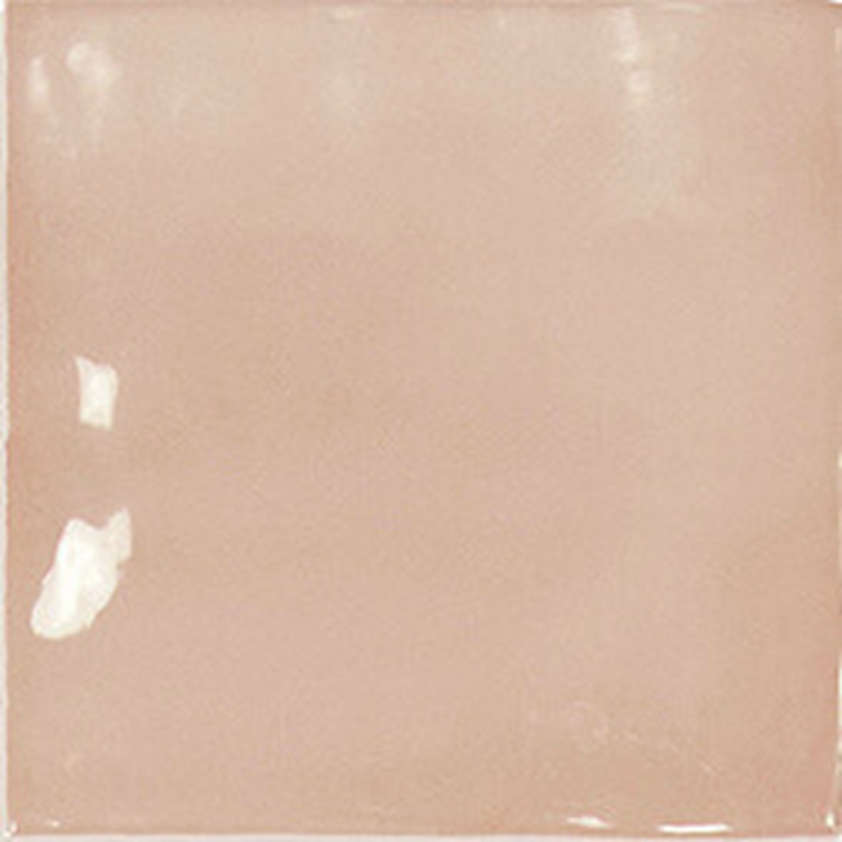 Pukkila Manacor lasitettu kaakeli seinälaatta 10X10 Blush Pink laineileva kiiltävä keskitumma punainen vivahteikas