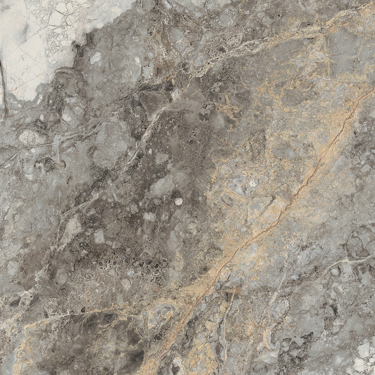 LPC Odyssey lasitettu porcelanato seinälaatta lattialaatta ulkolaatta 60X60 12 Rock tasapintainen satiini keskitumma harmaa kivi
