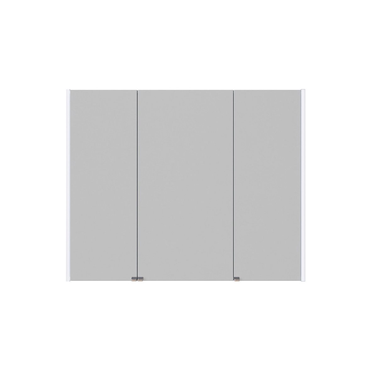 Dansani Luna Ambi valaisinpeilikaappi 100x80x14,5 cm valinnainen väri 3 ovea päävalaistus valaistuksenohjaus pistorasia oikealla