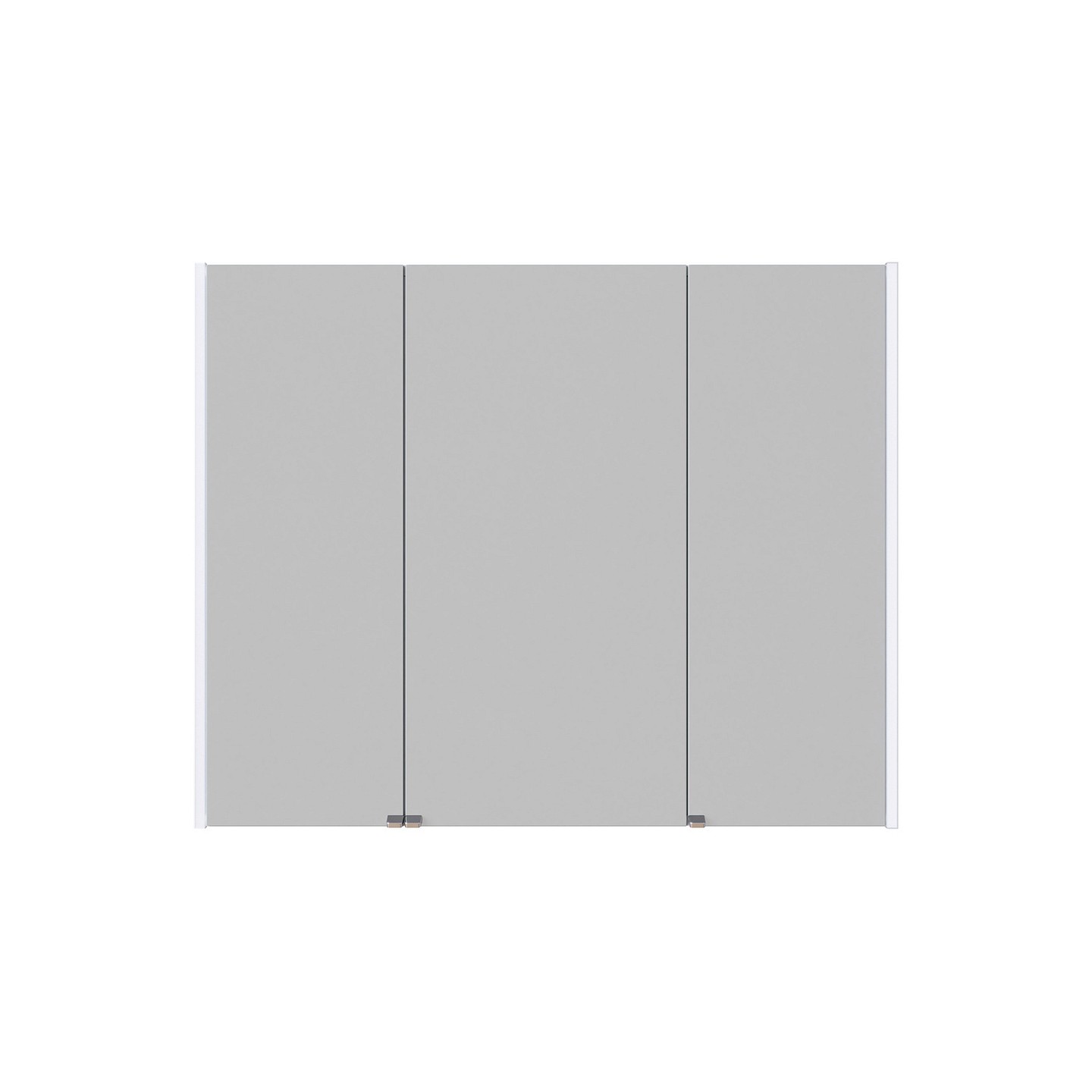 Dansani Luna Ambi valaisinpeilikaappi 100x80x14,5 cm valinnainen väri 3 ovea päävalaistus valaistuksenohjaus pistorasia oikealla