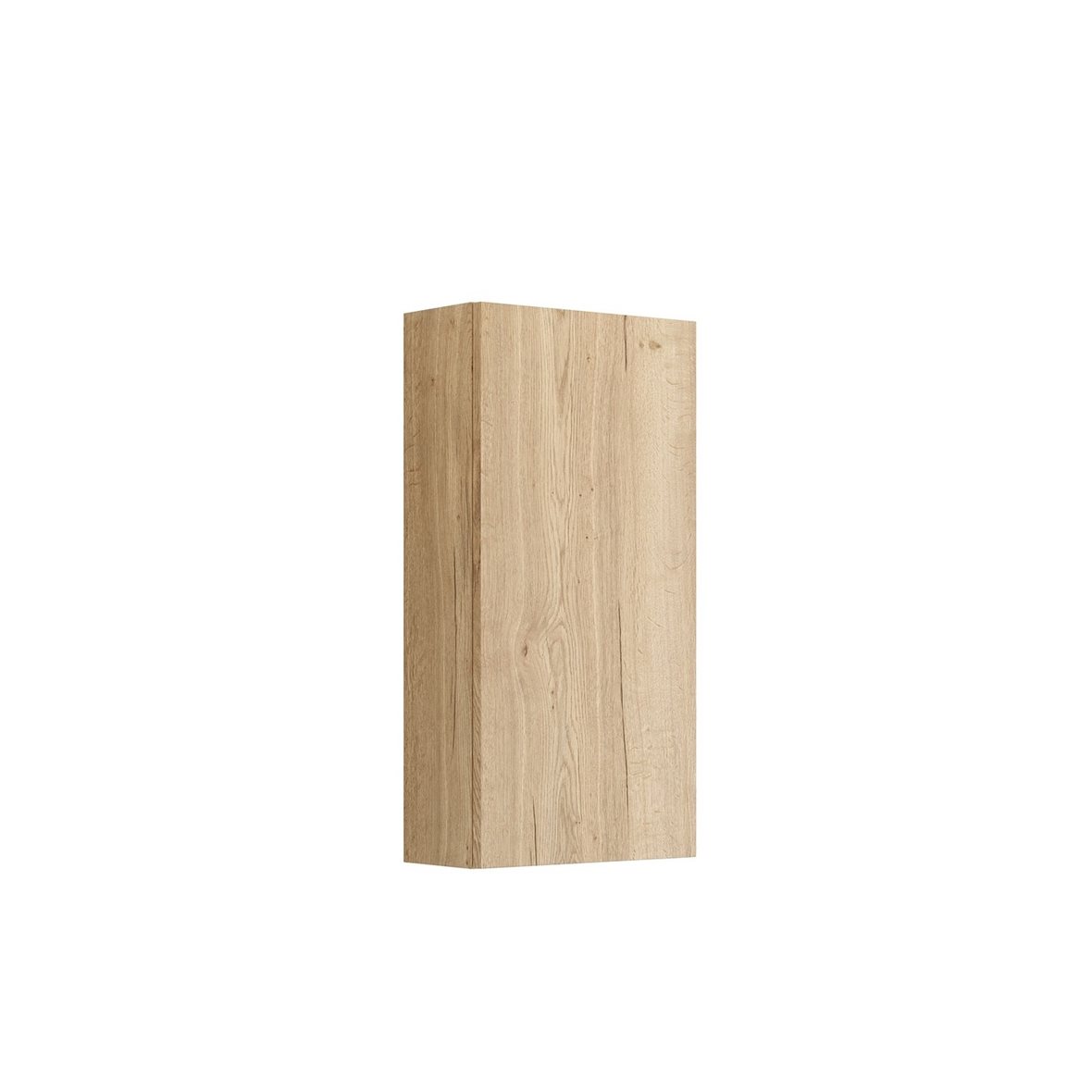 Dansani Luna Urban pieni kaappi 40x80x19 cm luonnontammi 1 ovi ilman vetimiä saranat vasemmalla