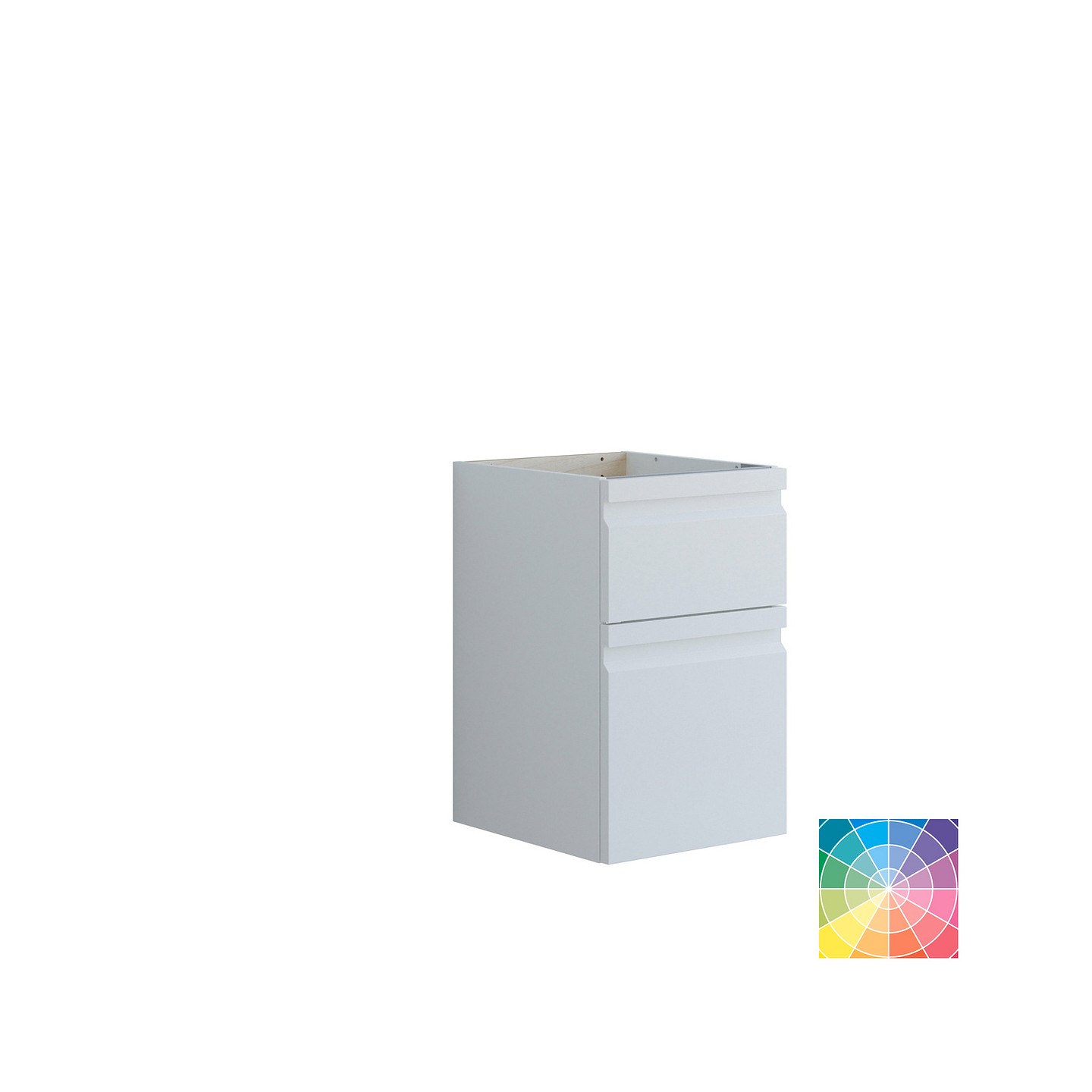 Dansani Luna Urban kaappi tason alle 40x64x44 cm valinnainen väri 2 ltk integroitu vedin
