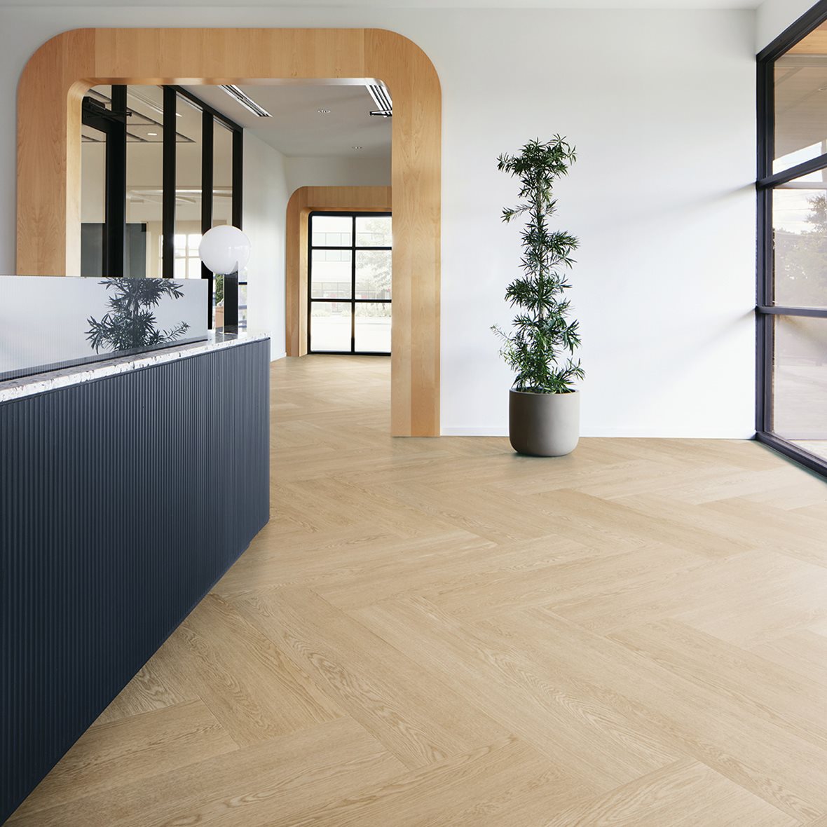 Vinyylilaatat ja -lankut hotelleissa ja ravintoloissa